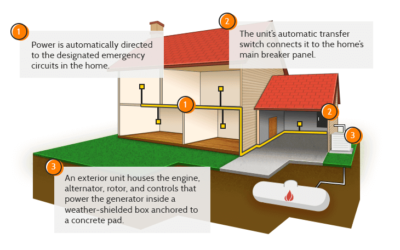 How a Propane-Powered Whole-Home Generator Benefits Your Home [Infographic]